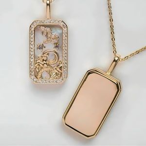 Zodiac Capricorn Dainty Necklace | Stat Sign, Celestial Gold Stainless Steel